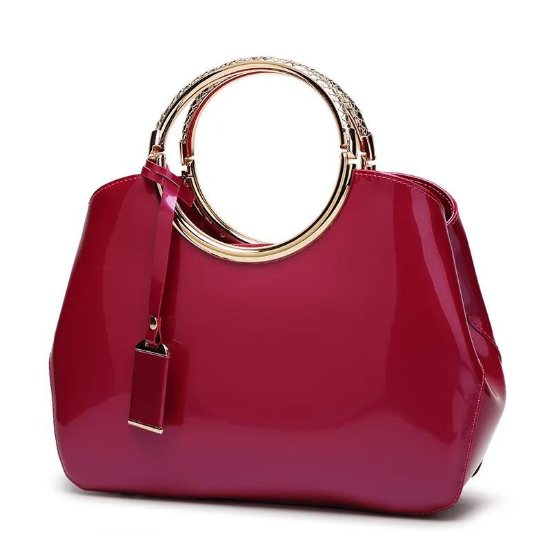 High quality nobel generous designer bag patent leather shinny bride bag women handbag
High quality nobel generous designer bag patent leather shinny bride bag women handbag