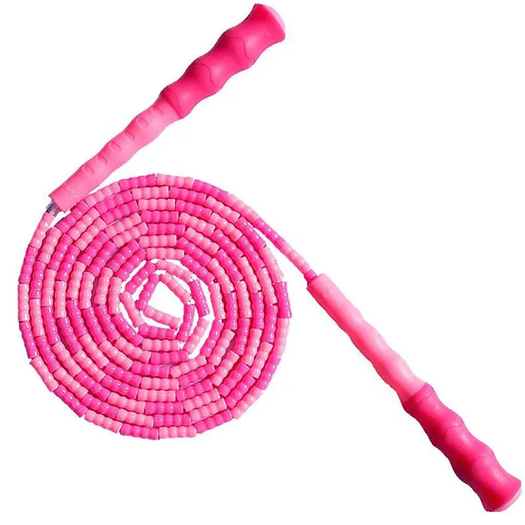 High Quality Soft Beaded Tangle-free Segmented Length Adjustable Fitness Beaded Jump Rope
High Quality Soft Beaded Tangle-free Segmented Length Adjustable Fitness Beaded Jump Rope