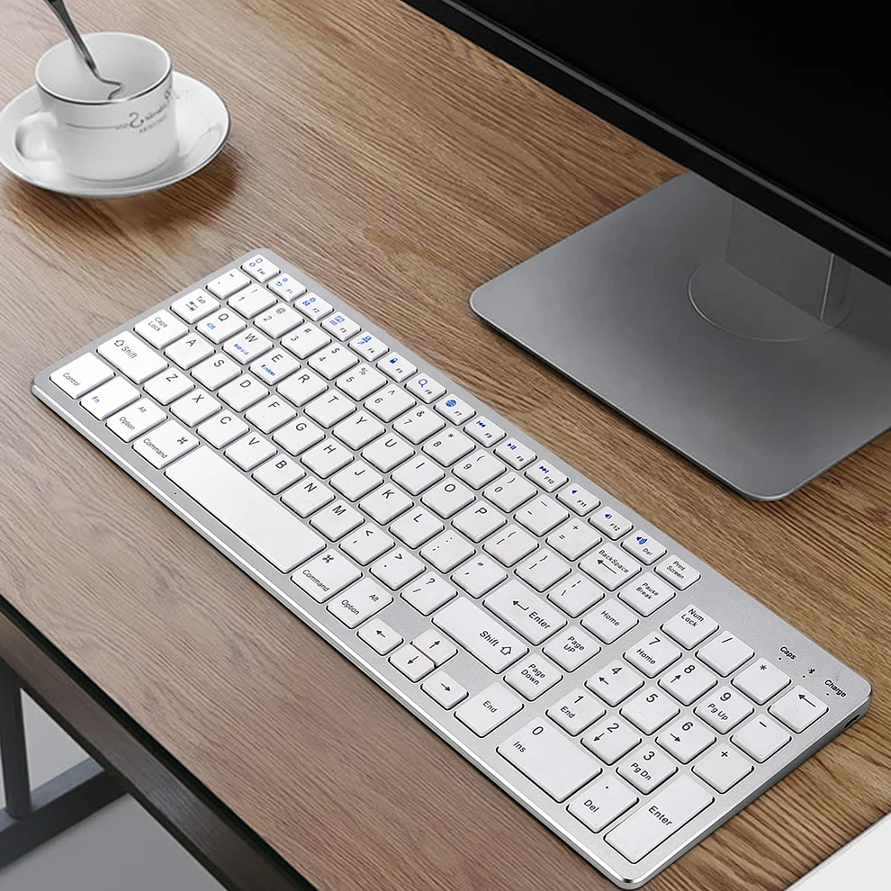 SeenDa Bluetooth Keyboard Rechargeable Portable Wireless Keyboard with Number Pad Full Size Design for Laptop Desktop PC Tablet, As picture
SeenDa Bluetooth Keyboard Rechargeable Portable Wireless Keyboard with Number Pad Full Size Design for Laptop Desktop PC Tablet, As picture