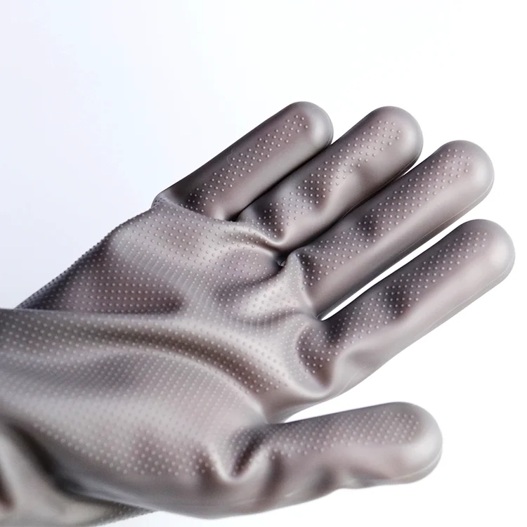 Silicone Household Gloves Environmentally Friendly Food Grade Silicone Glove for Kitchen Housework Dish Washing Clothes
Silicone Household Gloves Environmentally Friendly Food Grade Silicone Glove for Kitchen Housework Dish Washing Clothes