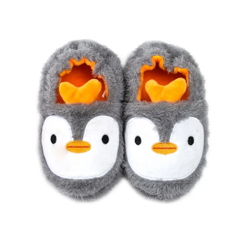 Winter Cute Penguin Kids Slippers Comfortable Baby Warm Cotton Shoes Boys And Girls House Indoor Animal Plush Slippers, Gray
Winter Cute Penguin Kids Slippers Comfortable Baby Warm Cotton Shoes Boys And Girls House Indoor Animal Plush Slippers, Gray