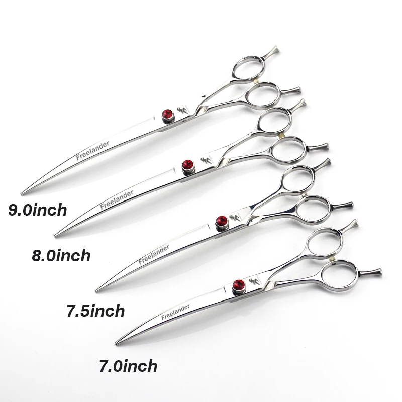 7 / 7.5/8/9 InchSpecial Design Quality Downward Shear Curved shear Pet Grooming Scissors
7 / 7.5/8/9 InchSpecial Design Quality Downward Shear Curved shear Pet Grooming Scissors