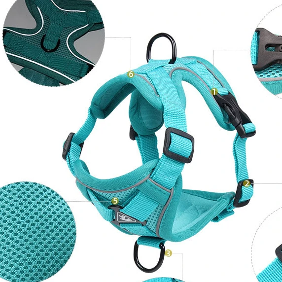 Adjustable Heavy Duty Soft Nylon Pet Adjustable Dog Harness With Reflective Chest Strap
Adjustable Heavy Duty Soft Nylon Pet Adjustable Dog Harness With Reflective Chest Strap