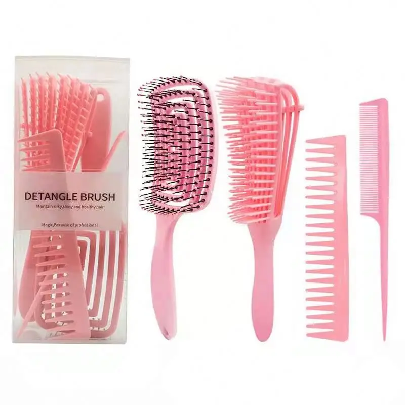 

2019 New Beauty Scalp Styling Natural Combs Professional Hairdresser Hairdressing Double For Relaxing In The Salon Hair Brush