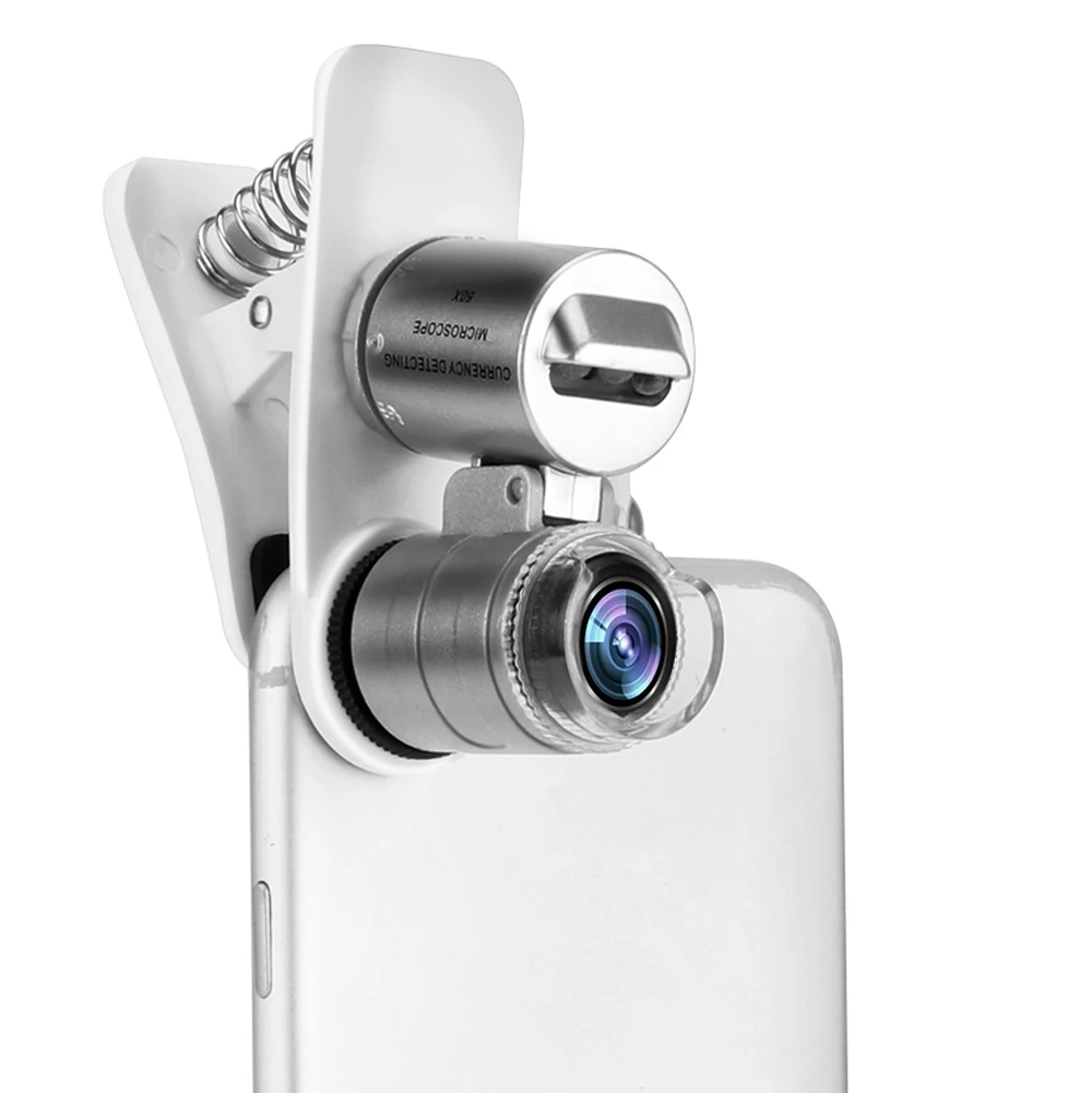 Universal 60X Optical Zoom Magnifier Micro Mobile Phone Microscope Macro camera lens For iPhone
Universal 60X Optical Zoom Magnifier Micro Mobile Phone Microscope Macro camera lens For iPhone
