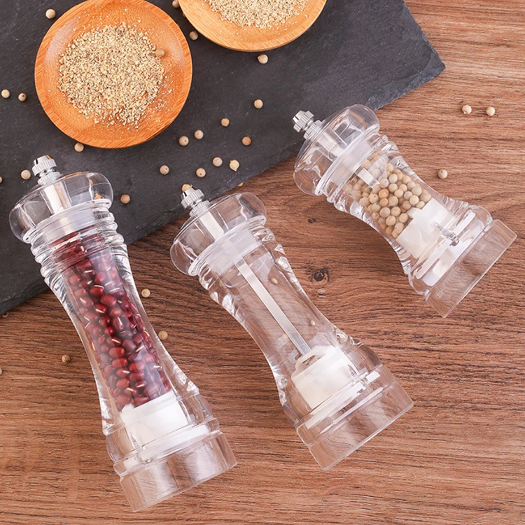 BBA133 Kitchen Supplies Spice Seasoning Bottle Manual Ceramic Core Abrader Home Kitchen Acrylic Pepper Abrader
BBA133 Kitchen Supplies Spice Seasoning Bottle Manual Ceramic Core Abrader Home Kitchen Acrylic Pepper Abrader