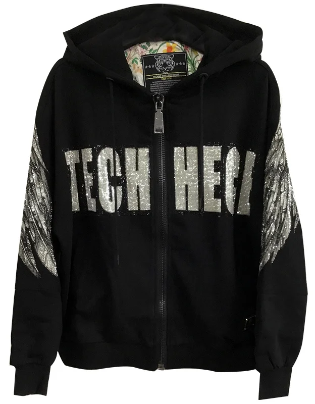 TCH Brand Professional Manufacturer Supply 100% Cotton Fabric Hoodies Breathable Zipper Up Men's Hoodies for Spring Autumn, Black
TCH Brand Professional Manufacturer Supply 100% Cotton Fabric Hoodies Breathable Zipper Up Men's Hoodies for Spring Autumn, Black