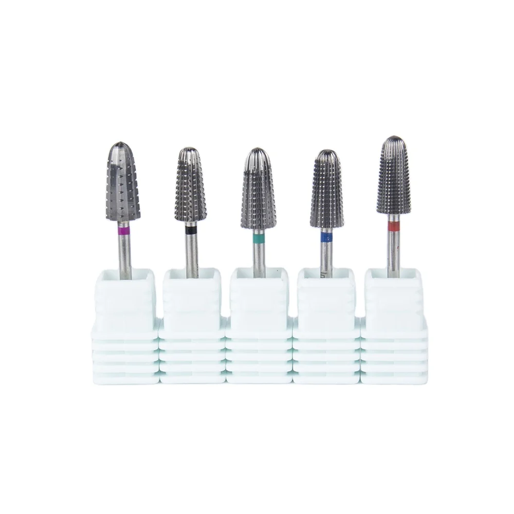 tungsten nail art drill bits set for pedicure supplies, Silver 
tungsten nail art drill bits set for pedicure supplies, Silver