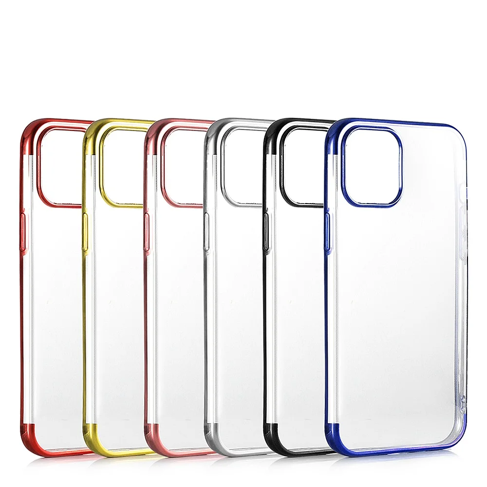 Plating Square frame Transparent Case For iPhone 12 Pro 12 mini Soft Silicone Electroplated Cover Case For iPhone 12 Pro Max 12, Rose gold,blue,gold,black,red,silver
Plating Square frame Transparent Case For iPhone 12 Pro 12 mini Soft Silicone Electroplated Cover Case For iPhone 12 Pro Max 12, Rose gold,blue,gold,black,red,silver