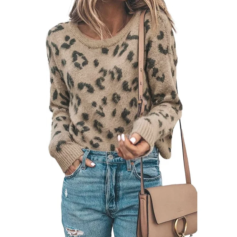 Wholesale Women Winter Comfortable Casual Sweater Wear Pullover Leopard Sweaters Plus Size Sweater For Women, Accept winter sweater
Wholesale Women Winter Comfortable Casual Sweater Wear Pullover Leopard Sweaters Plus Size Sweater For Women, Accept winter sweater