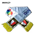 Custom Logo Digital/Screen Printing Promotional Fan supporting Silk/Satin Scarf