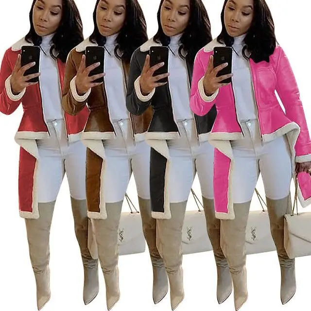 2020 Lamb fur patchwork long lamb coat and fur and leather collar irregular hem winter coat FM-M5127, As the pic
2020 Lamb fur patchwork long lamb coat and fur and leather collar irregular hem winter coat FM-M5127, As the pic