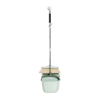Multi-Function Washable Pads Perfect Cleaner Broom Holder And Garden Tool Organizer, Best Toilet Brush Broom Stick