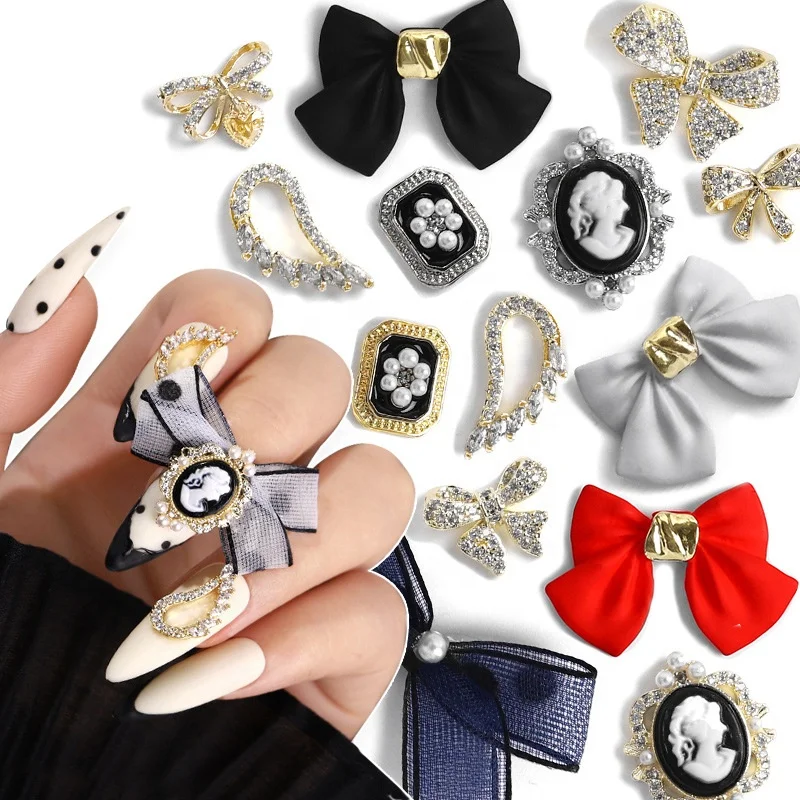 New Design Cute Butterfly Lace Bow Jewelry Charms Nail Stickers For Nail Art, Picture
New Design Cute Butterfly Lace Bow Jewelry Charms Nail Stickers For Nail Art, Picture