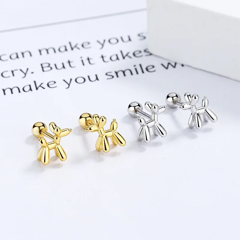 2023 Fashion 925 Sterling Silver Korean Cute Puppy Dog Stud Earrings 18k Gold Plated Jewelry Gifts for Women Girls Ladies
2023 Fashion 925 Sterling Silver Korean Cute Puppy Dog Stud Earrings 18k Gold Plated Jewelry Gifts for Women Girls Ladies