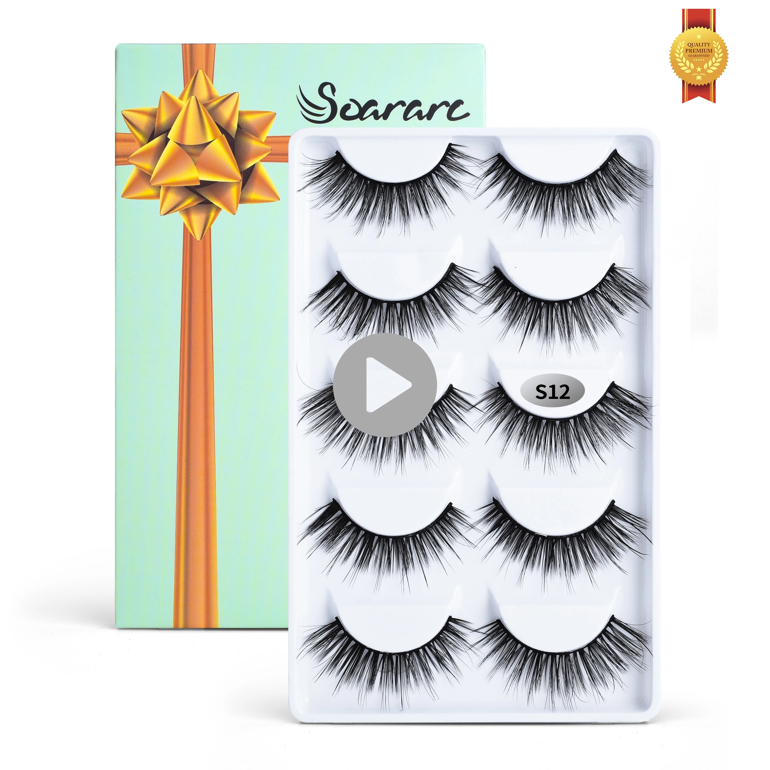 5D silk eyelashes handmade full strip lashes thick makeup silk eye lashes vendor customized boxes false eyelashes extension, Black
5D silk eyelashes handmade full strip lashes thick makeup silk eye lashes vendor customized boxes false eyelashes extension, Black