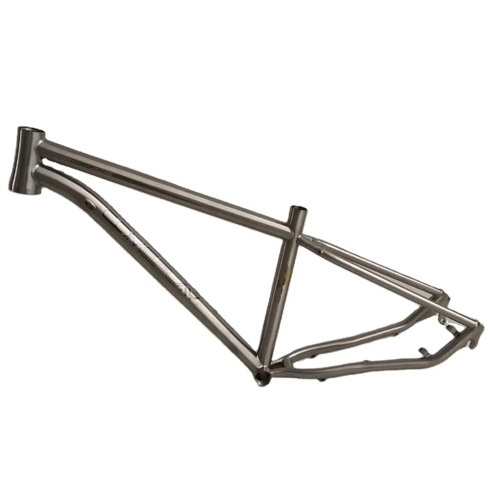 Customized Titanium alloy 26/27.5/ 29 Inch MTB bike Frame With Bb68 Thread For Road Bicycle, Titanium grey
Customized Titanium alloy 26/27.5/ 29 Inch MTB bike Frame With Bb68 Thread For Road Bicycle, Titanium grey
