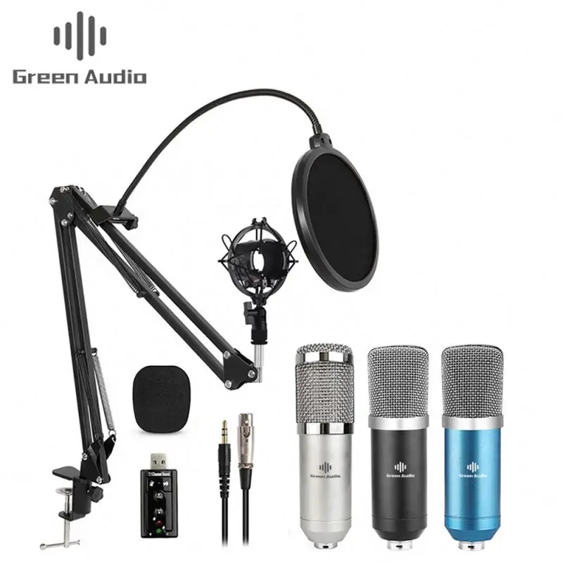 GAM-800 Professional Green Audio condenser Microphone for home studio recording equipements, Black color
GAM-800 Professional Green Audio condenser Microphone for home studio recording equipements, Black color