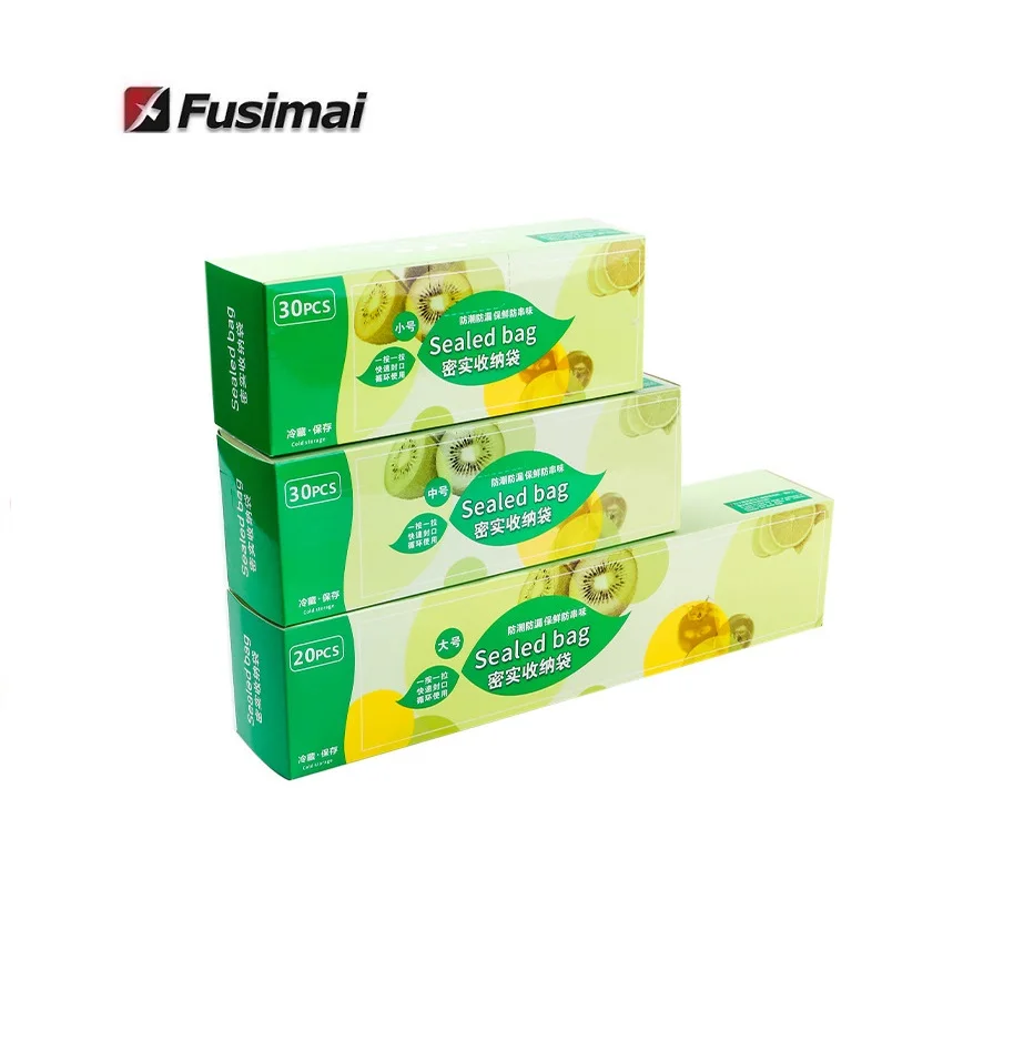 Fusimai Freshness Protection Package Refrigerated Extraction Type Sealed Storage Bags For Fruits And Vegetables, Customized color
Fusimai Freshness Protection Package Refrigerated Extraction Type Sealed Storage Bags For Fruits And Vegetables, Customized color