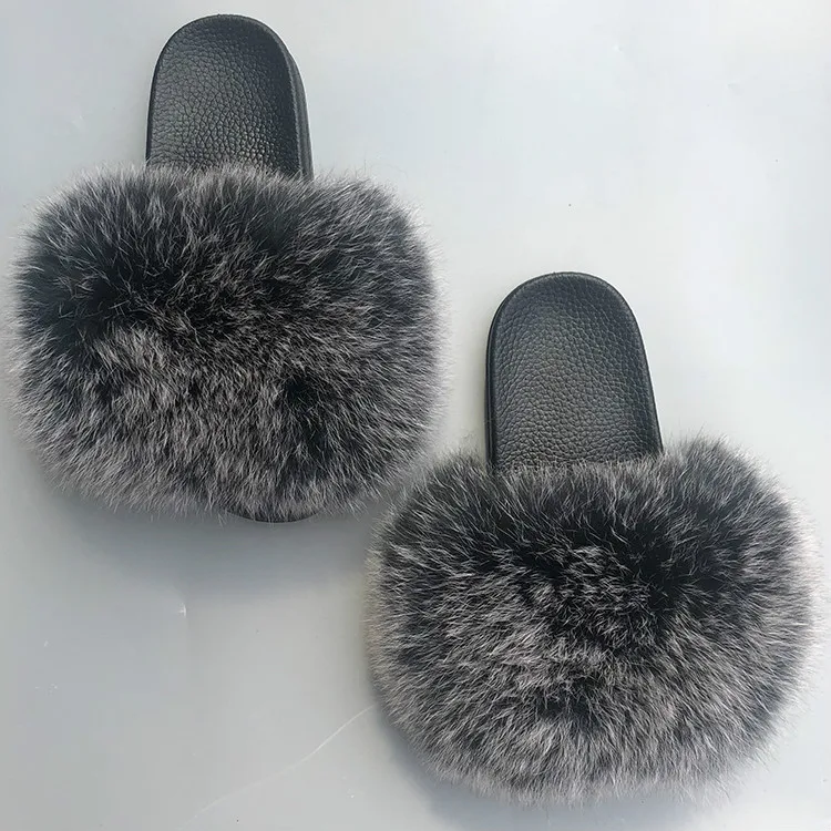 New products slides wholesale slide fashion custom logo lady fur slippers, Customized color
New products slides wholesale slide fashion custom logo lady fur slippers, Customized color