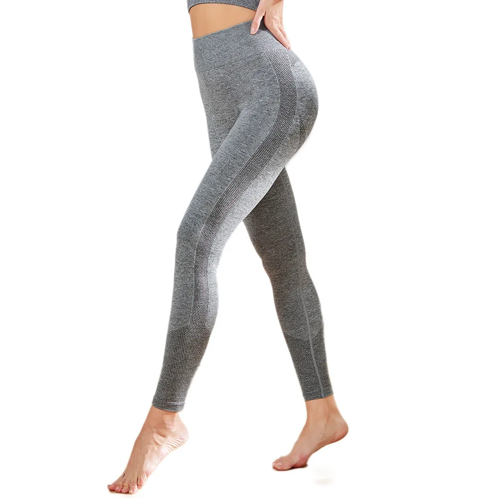 F-2901 Hot new Yoga Pants Women Fitness Elastic Running Breathable Step Foot Seamless Knitted Yoga Leggings, Pink, yellow, blue, dk.grey
F-2901 Hot new Yoga Pants Women Fitness Elastic Running Breathable Step Foot Seamless Knitted Yoga Leggings, Pink, yellow, blue, dk.grey