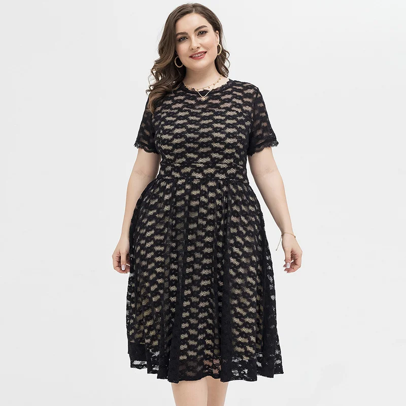 Elegant Shape Loose Elegant Anti-static Stylish Party Lace Mesh Dresses Women, Black
Elegant Shape Loose Elegant Anti-static Stylish Party Lace Mesh Dresses Women, Black