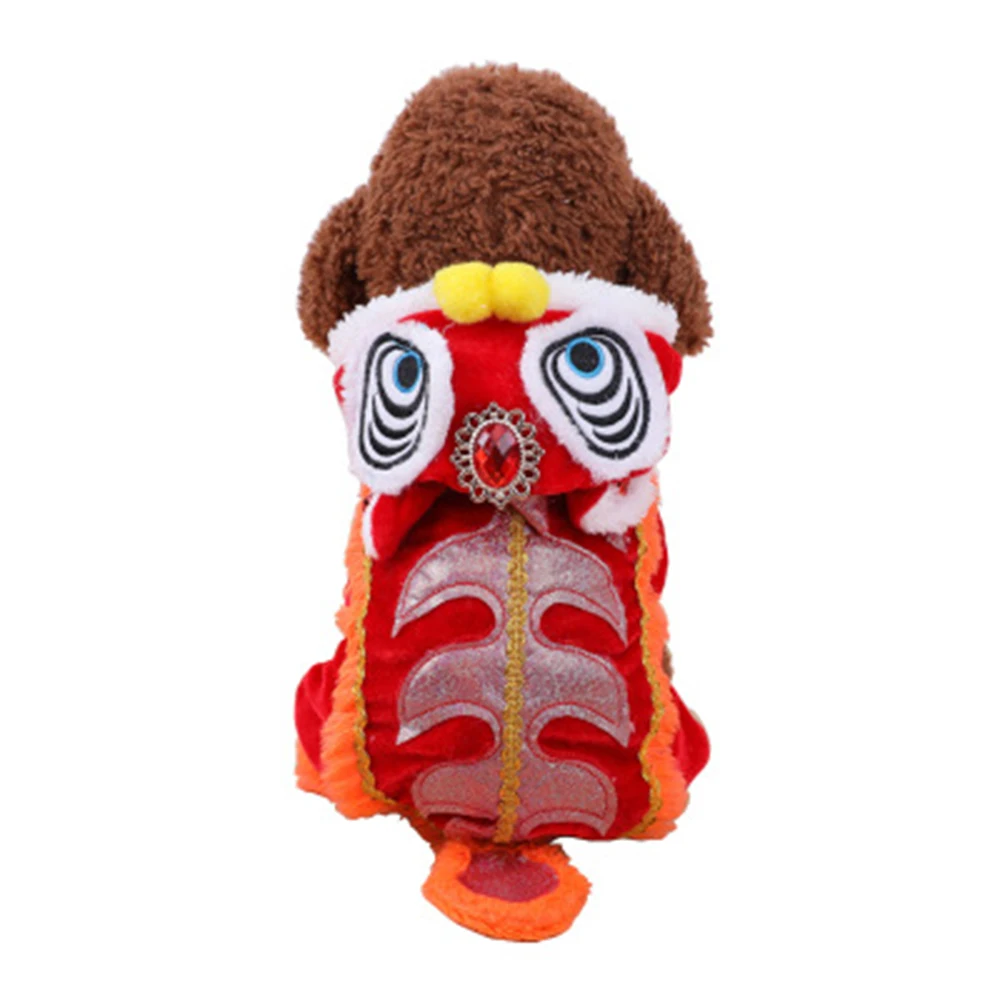 Manufacture Chinese Style Lion Dance Dog Clothes Special Design Party Pet Clothing
Manufacture Chinese Style Lion Dance Dog Clothes Special Design Party Pet Clothing