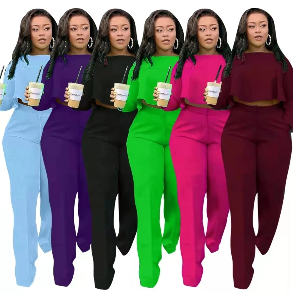 Autumn winter women 2 piece sets ruched top solid color long sleeve pants casual two piece women sets
Autumn winter women 2 piece sets ruched top solid color long sleeve pants casual two piece women sets