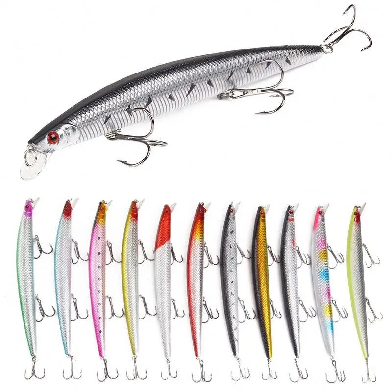 Artificial fish bait of Dalian factory 18cm/23g long throwing sea fishing hard bait, 11 colors
Artificial fish bait of Dalian factory 18cm/23g long throwing sea fishing hard bait, 11 colors