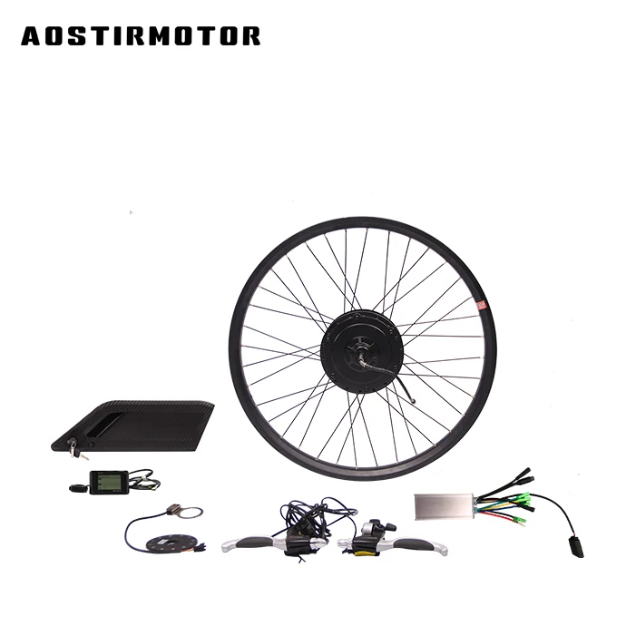 Wholesale 26 inch rim twist throttle 1500w rear motor 48v 20ah e bike e-bike kit, The wheel's color can be customized
Wholesale 26 inch rim twist throttle 1500w rear motor 48v 20ah e bike e-bike kit, The wheel's color can be customized