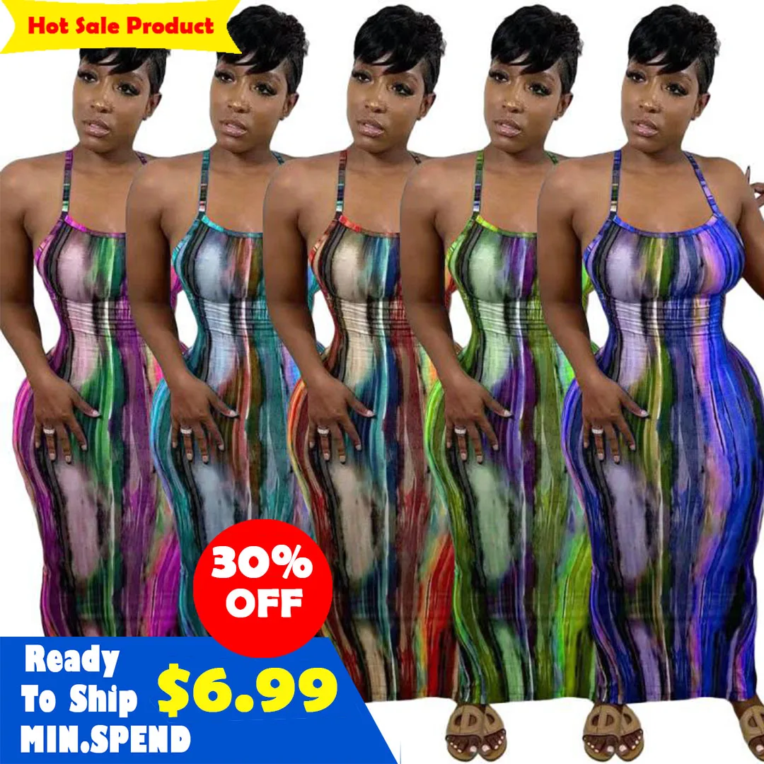 2021 Summer Hot Fashion Sexy Tie Dye Strapless Sleeveless Dresses With Backless Straps For Women Clothing, As picture
2021 Summer Hot Fashion Sexy Tie Dye Strapless Sleeveless Dresses With Backless Straps For Women Clothing, As picture