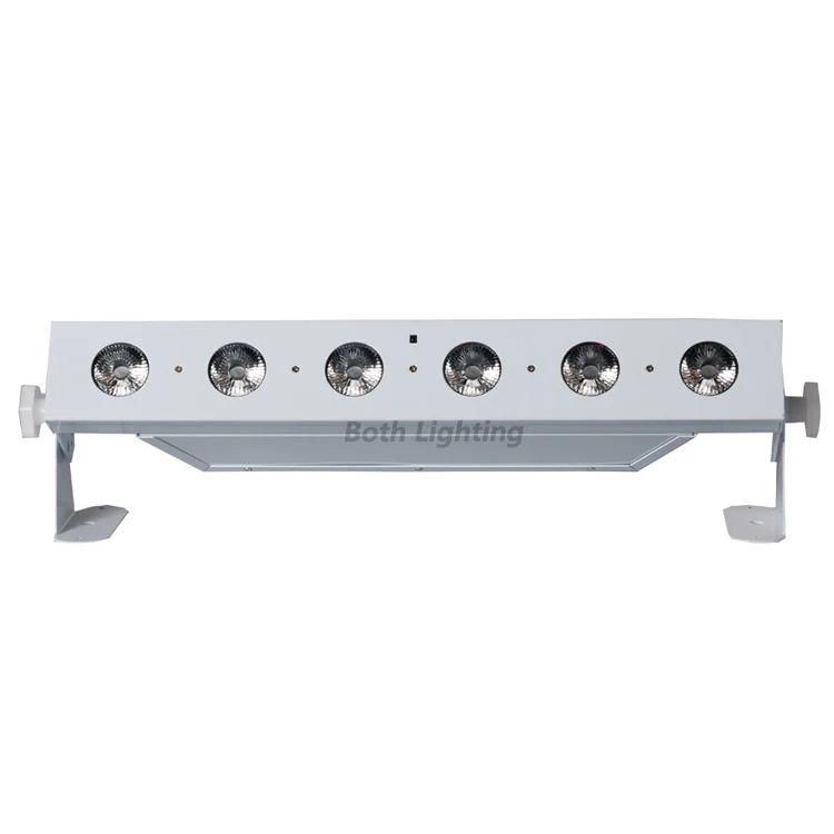 wedding lighting fixtures 6X18w RGBAW UV wash light dj uplighs battery powered led light bar