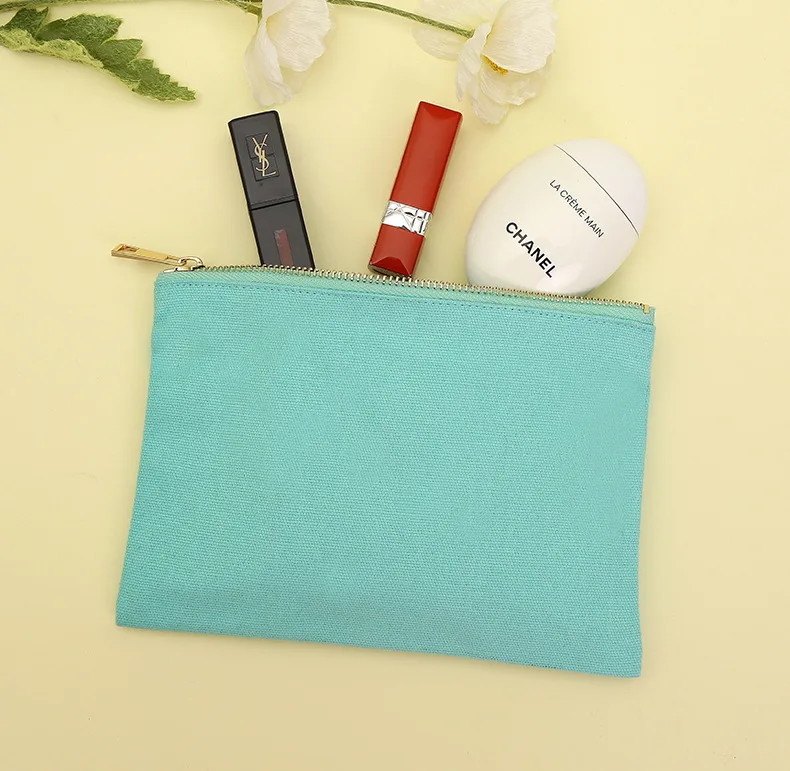 Custom canvas cosmetic bag 6 colors cosmetic pouch makeup bag with low MOQ, Per picture
Custom canvas cosmetic bag 6 colors cosmetic pouch makeup bag with low MOQ, Per picture