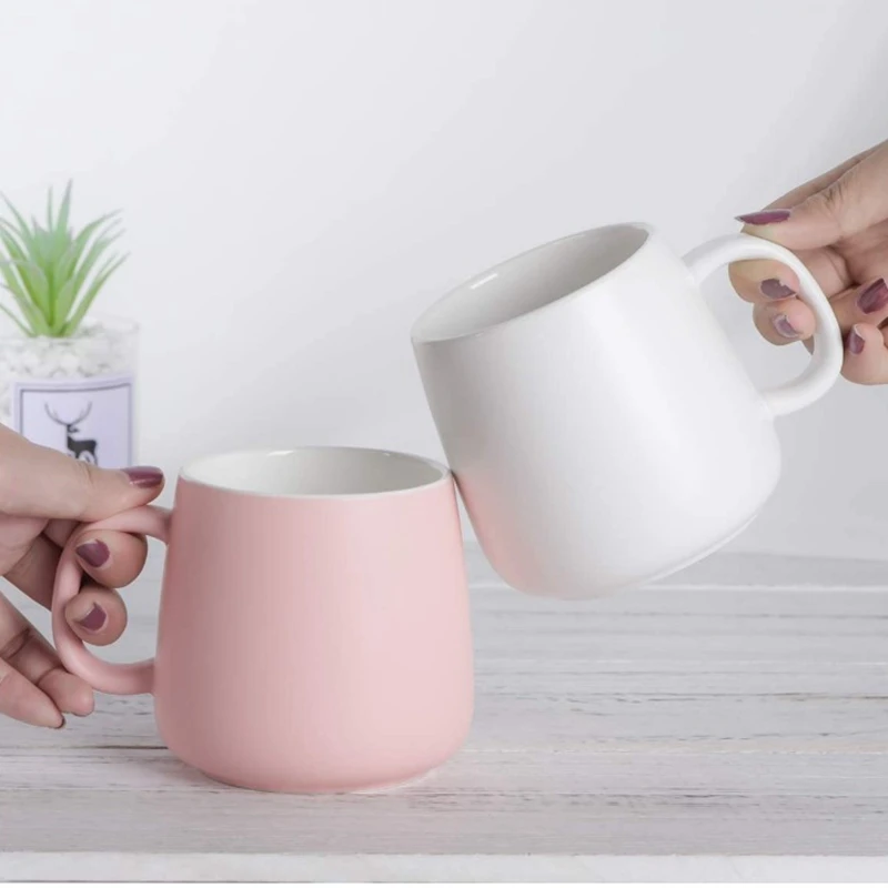New products 2021 unique 450ml white ceramic coffee mug custom european style milk tea cup for gifts, Customized colors acceptable
New products 2021 unique 450ml white ceramic coffee mug custom european style milk tea cup for gifts, Customized colors acceptable