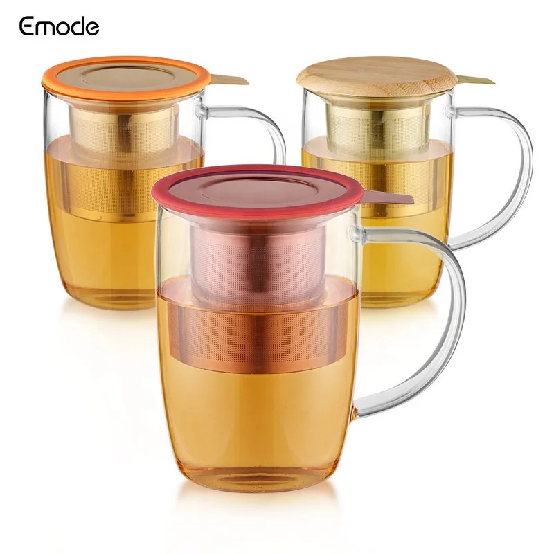 Borosilicate Glass Tea Infuser Cup with Infuser Basket Bamboo Lid for SteepingGlass Tea Mug With Infuser Lid Tea Straining cup
Borosilicate Glass Tea Infuser Cup with Infuser Basket Bamboo Lid for SteepingGlass Tea Mug With Infuser Lid Tea Straining cup