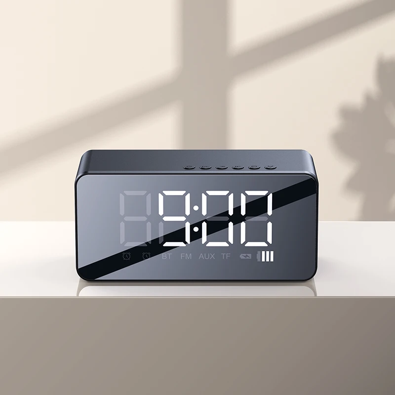 USAMS New Style US-YX007 Rohs Mini Portable BT Speaker TF Card FM Mirror Alarm Clock
USAMS New Style US-YX007 Rohs Mini Portable BT Speaker TF Card FM Mirror Alarm Clock