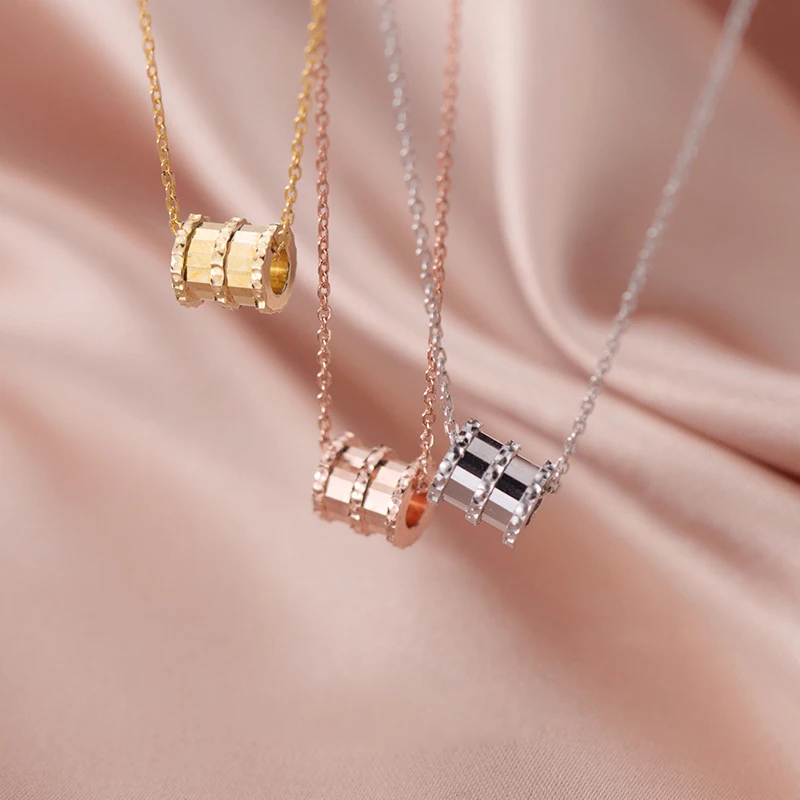 Authentic 925 Sterling Silver Round Tube Charm Pendant Necklace for Women Party Jewelry
Authentic 925 Sterling Silver Round Tube Charm Pendant Necklace for Women Party Jewelry