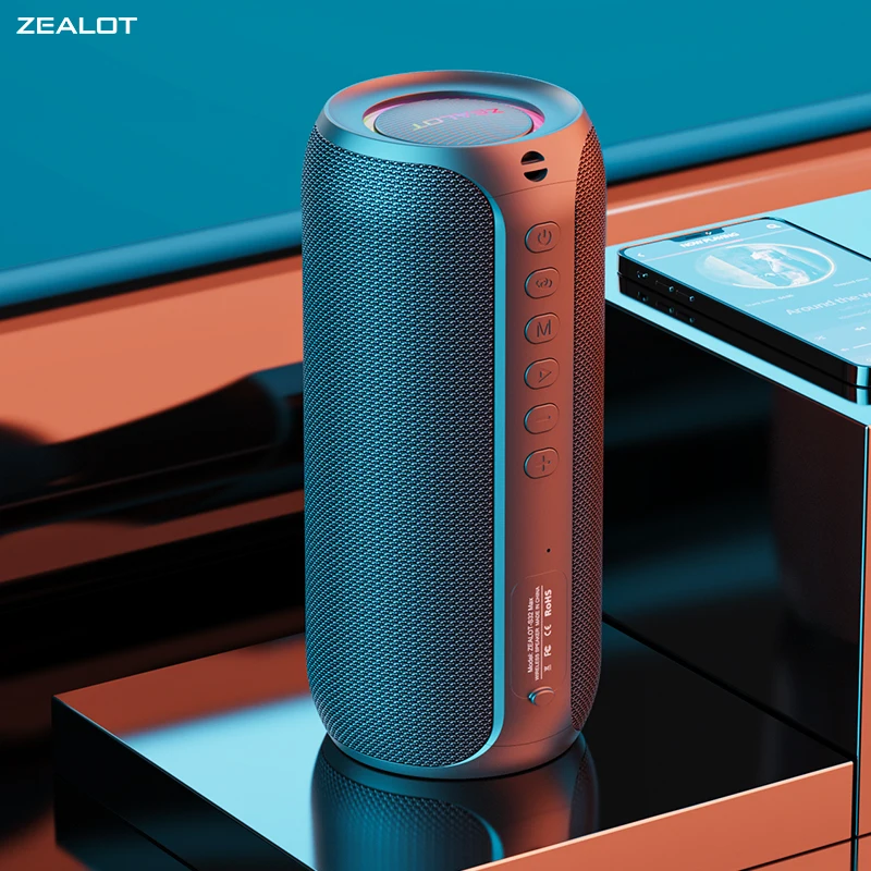 OEM Custom LOGO IPX4 Waterproof Outdoor Motorcycle Bike Wireless Portable Bluetooth Speaker Zealot S32Max
OEM Custom LOGO IPX4 Waterproof Outdoor Motorcycle Bike Wireless Portable Bluetooth Speaker Zealot S32Max