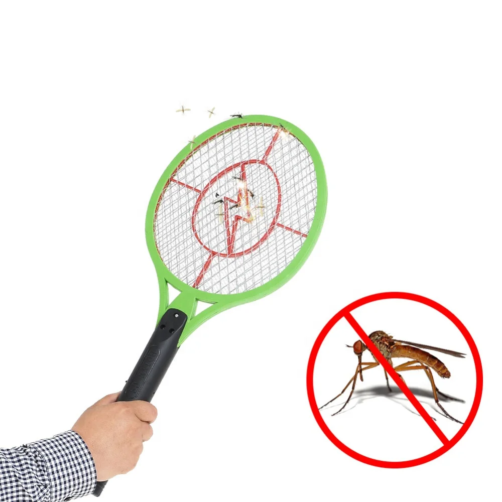 

1pcs Rechargeable Insect Bug Bat Wasp Mosquito Zapper Swatter Racket anti mosquito killer Mosquito Swatter
