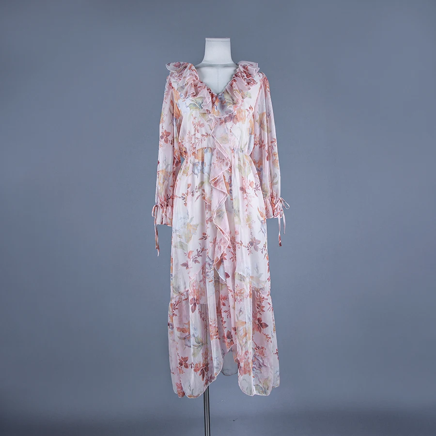 Fashion Custom Lady Chiffon Ruffle Maxi Dress Vestidos Women Elegant Summer Casual Dresses, Customized color
Fashion Custom Lady Chiffon Ruffle Maxi Dress Vestidos Women Elegant Summer Casual Dresses, Customized color