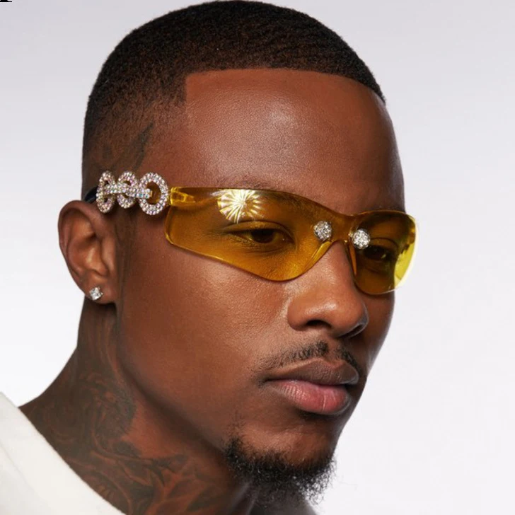 custom logo visor trendy designer luxury rimless sport diamond sunglasses 2020, Custom colors
custom logo visor trendy designer luxury rimless sport diamond sunglasses 2020, Custom colors