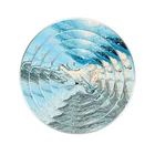 European west food ceramic plates glazed hand-painted ceramic round plate