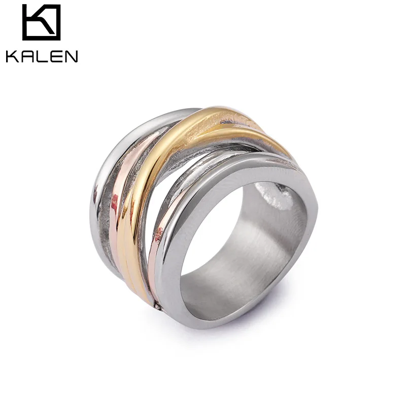 Classic Style Irregular Pattern Ring High Quality Stainless Steel Jewelry Ring Women, Silver/gold
Classic Style Irregular Pattern Ring High Quality Stainless Steel Jewelry Ring Women, Silver/gold