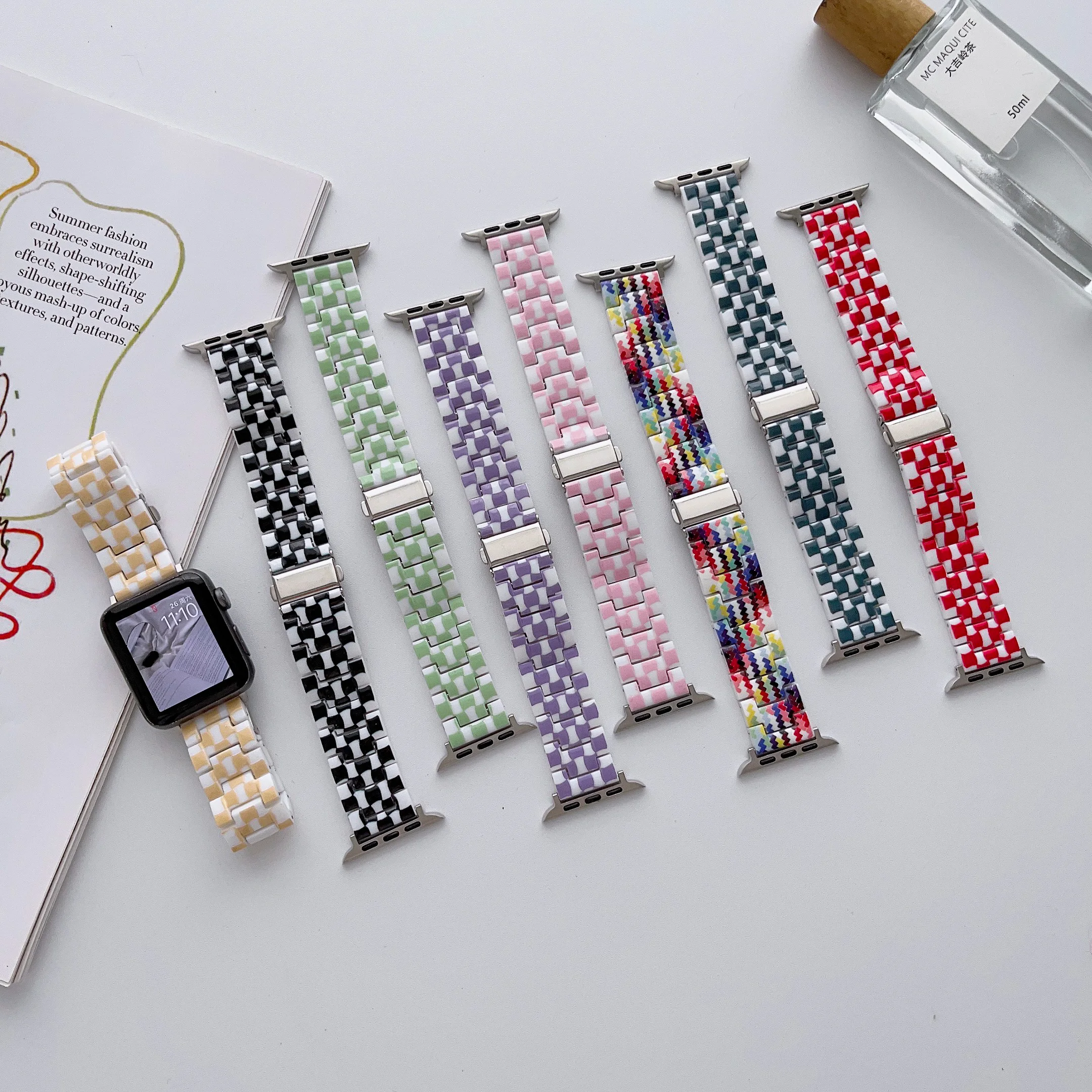 New Arrivals Fashion Plastic Watch Strap Band For Apple Watch Sports Watch For Women Replacement Bands
New Arrivals Fashion Plastic Watch Strap Band For Apple Watch Sports Watch For Women Replacement Bands