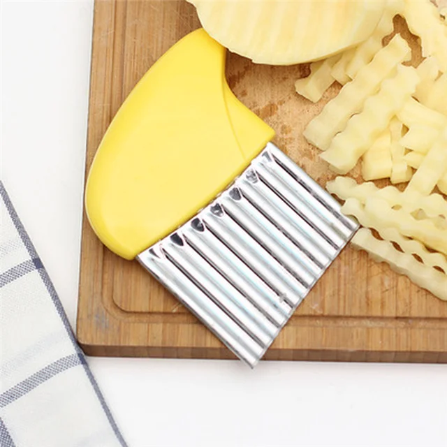 Multifunctional Household Potato Chip Potato Cutter Potato Wave Cutter Kitchen Accessories, As show
Multifunctional Household Potato Chip Potato Cutter Potato Wave Cutter Kitchen Accessories, As show