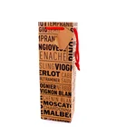 Custom full printed gift paper bag with cotton handle