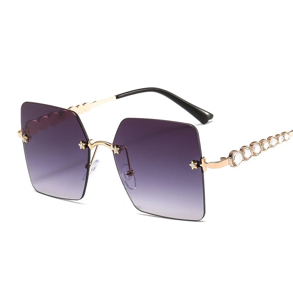 High Quality Vintage Fashion Diamond Sun Glasses Big Square UV400 Gradient Lenses Sunglasses for Men Women
High Quality Vintage Fashion Diamond Sun Glasses Big Square UV400 Gradient Lenses Sunglasses for Men Women