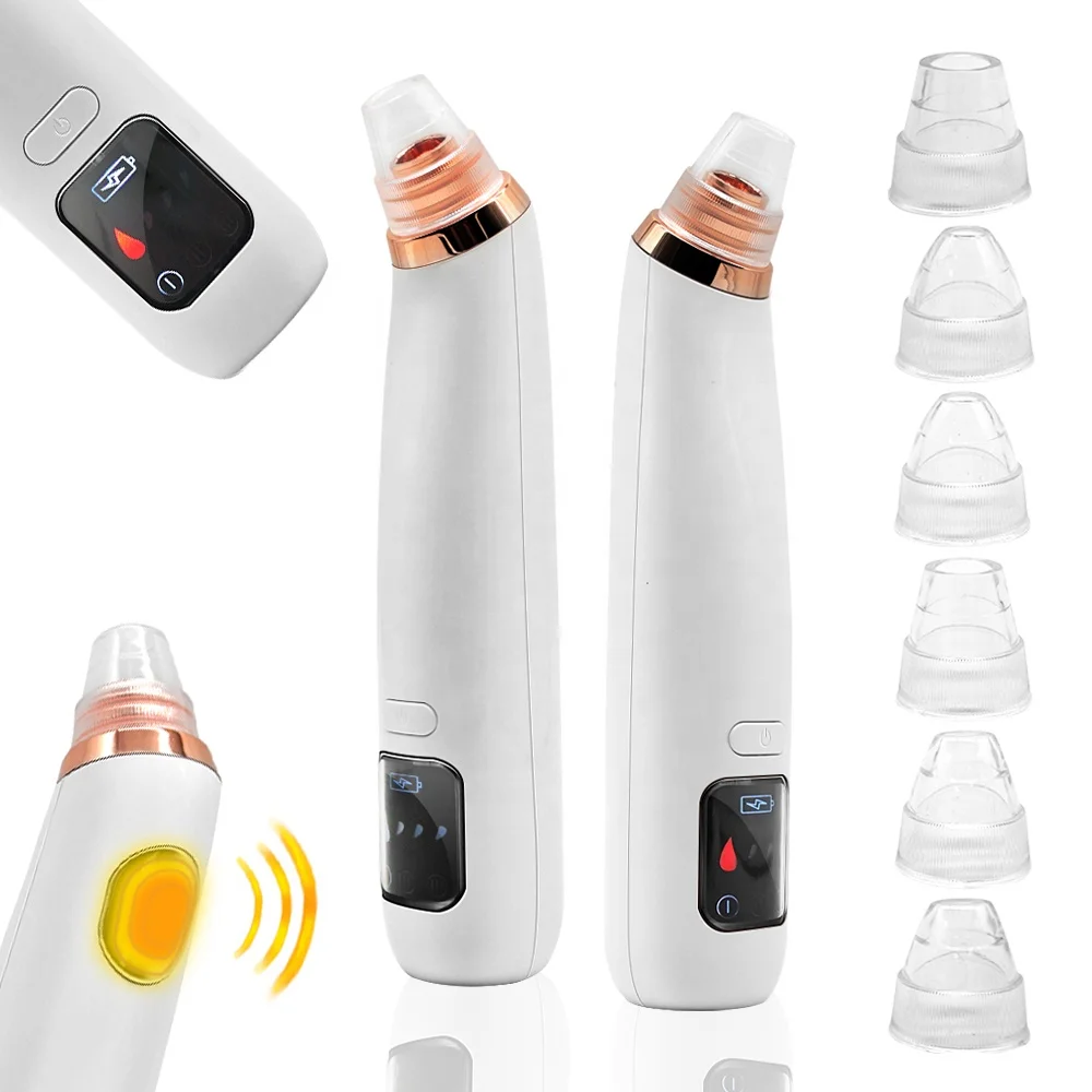 Electric Facial Pore Suction Cleaner Acne Pimple Blackhead Remover Vacuum, White
Electric Facial Pore Suction Cleaner Acne Pimple Blackhead Remover Vacuum, White