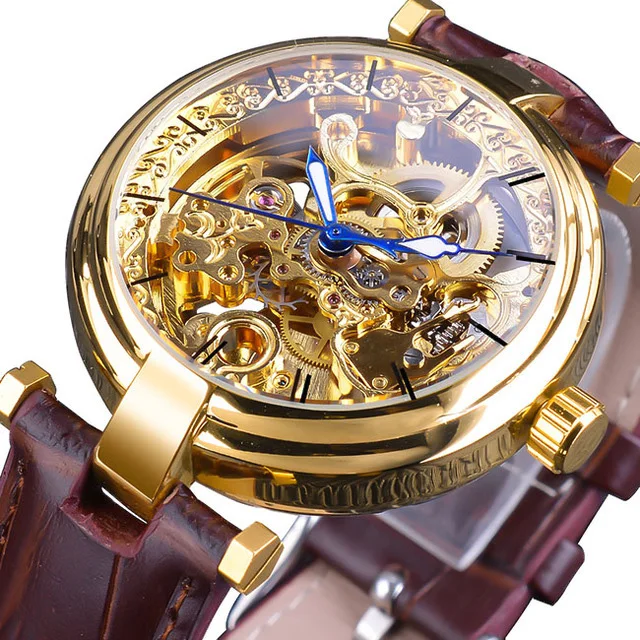 Forsining Golden Watches Fashion Blue Hands Mens Automatic Mechanical Watch Self-wind Watches Leather Luminous Hands
Forsining Golden Watches Fashion Blue Hands Mens Automatic Mechanical Watch Self-wind Watches Leather Luminous Hands