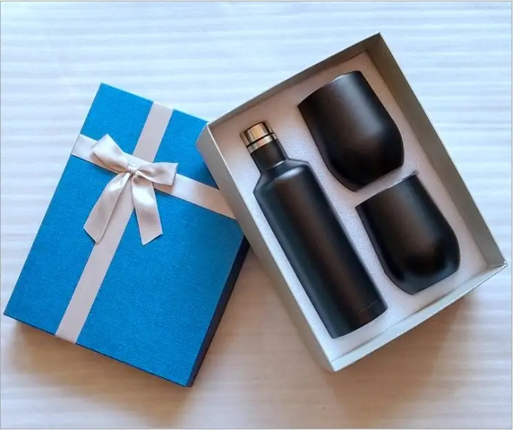 3 in 1 Luxury Business Gift set Custom Logo Stainless steel Insulated Termos Water Wine bottle set with Gift Box 500ml, Customized color acceptable
3 in 1 Luxury Business Gift set Custom Logo Stainless steel Insulated Termos Water Wine bottle set with Gift Box 500ml, Customized color acceptable